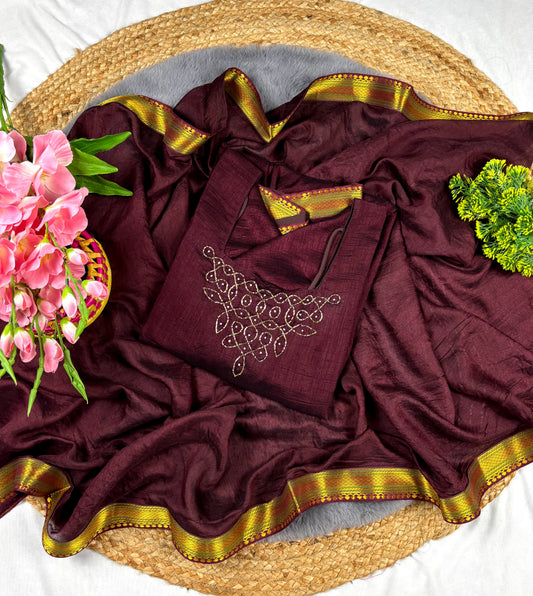 💌 Kadhalar Dhinam Roja outfit ( MAROON ) ♥️