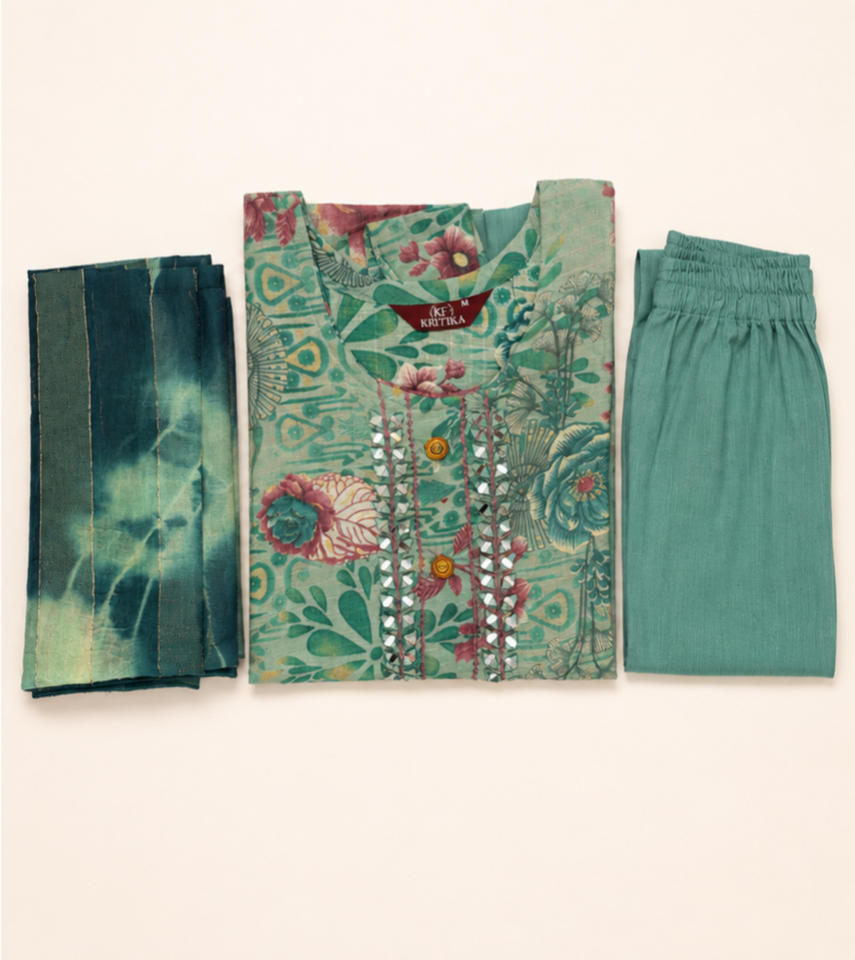 Sea green - 3 piece