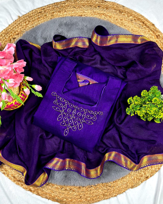💜Kadhalar Dhinam Roja outfit ( Purple )🪻
