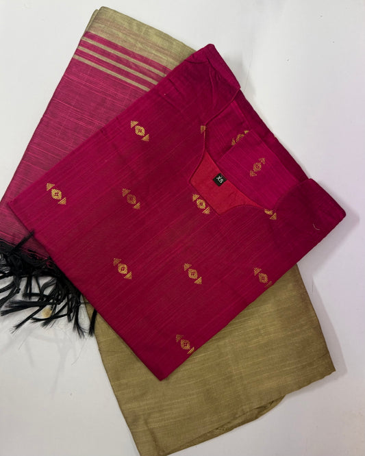 Raw silk 3 piece( ROKRS012 )
