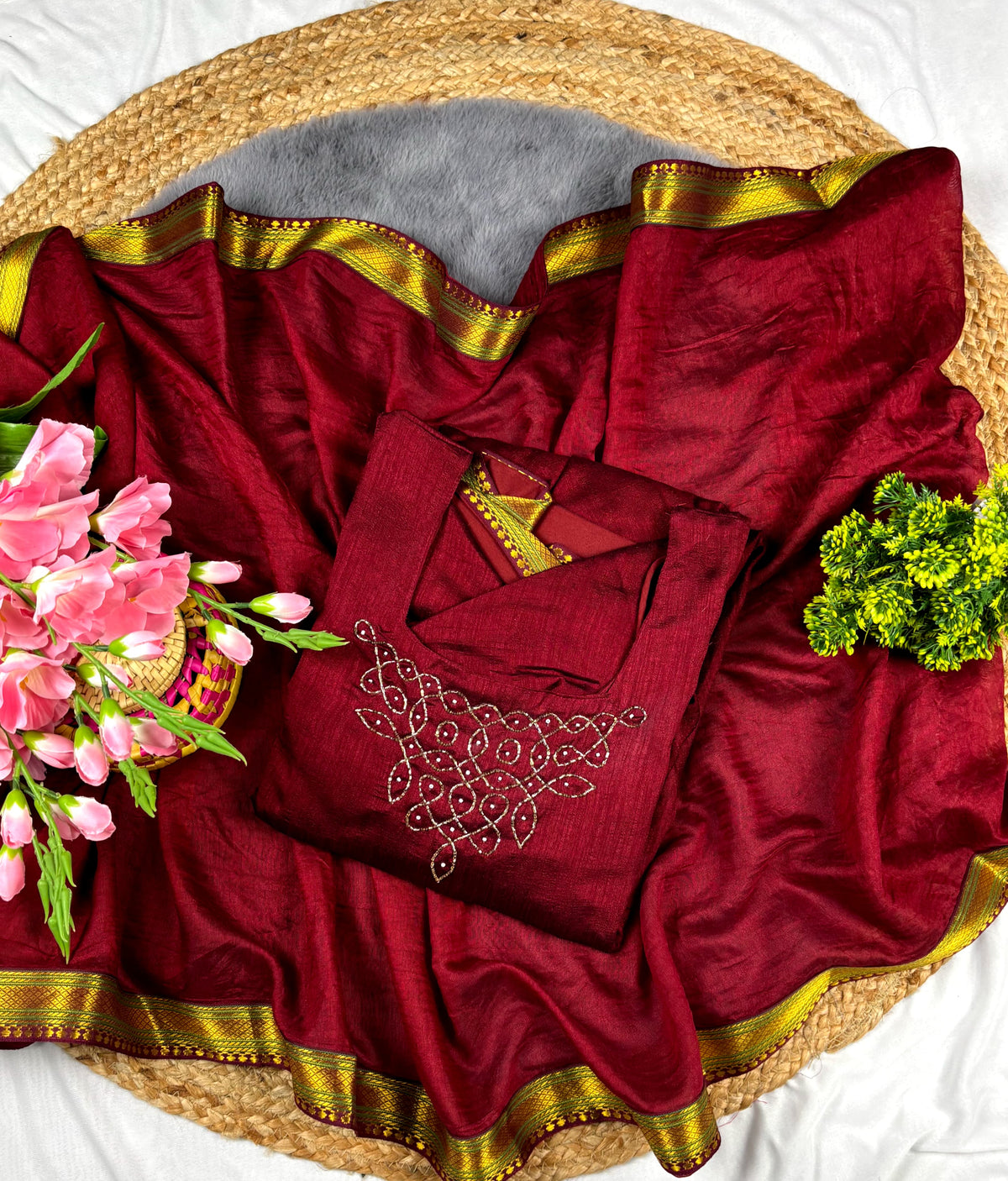❤️ Kadhalar Dhin Roja outfit ( RED ) 💃🏻