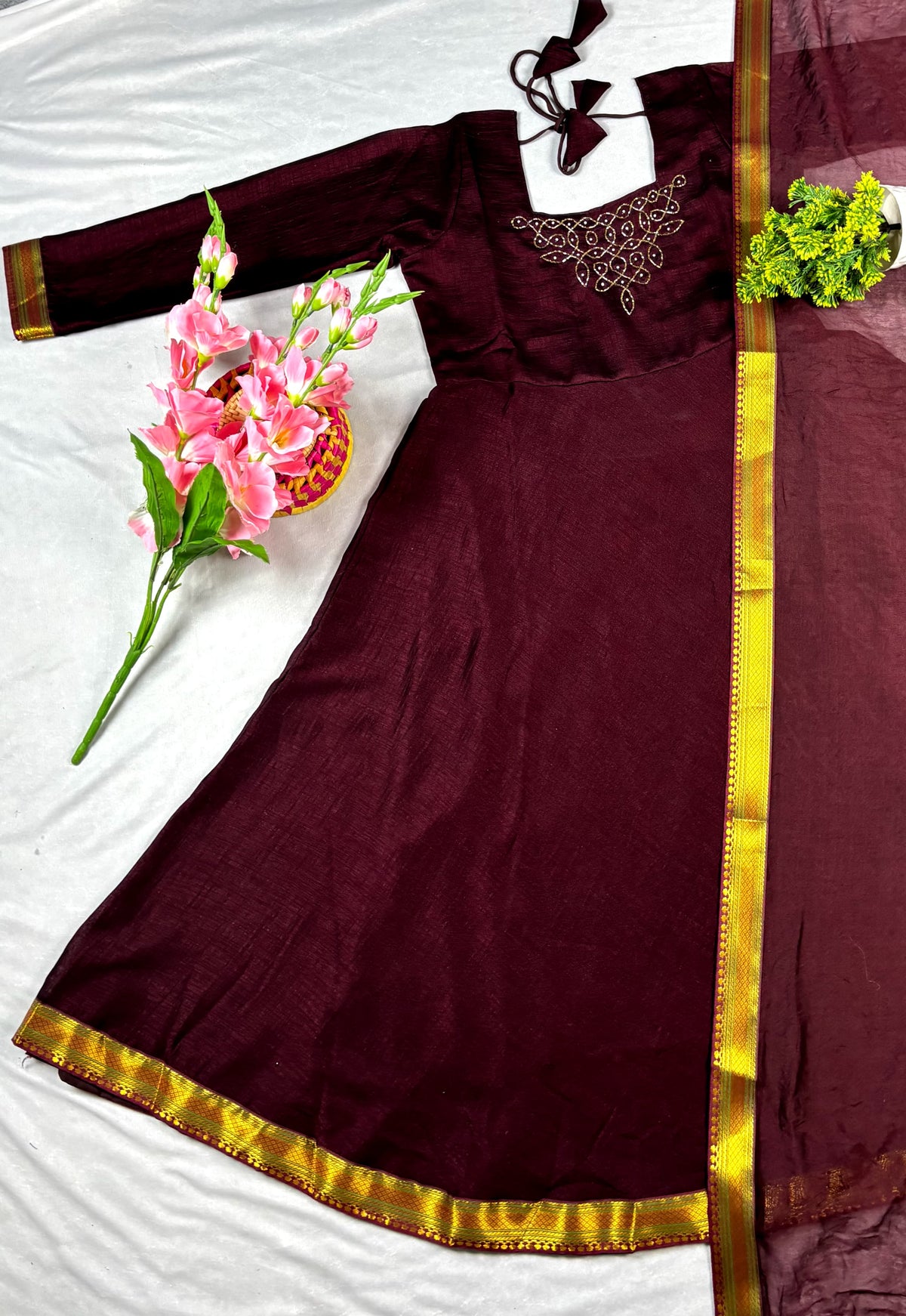 💌 Kadhalar Dhinam Roja outfit ( MAROON ) ♥️