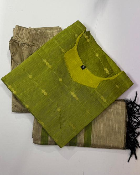 Raw silk 3 piece( ROKRS013 )