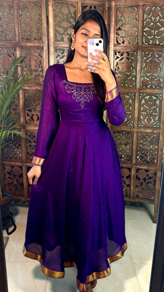 💜Kadhalar Dhinam Roja outfit ( Purple )🪻