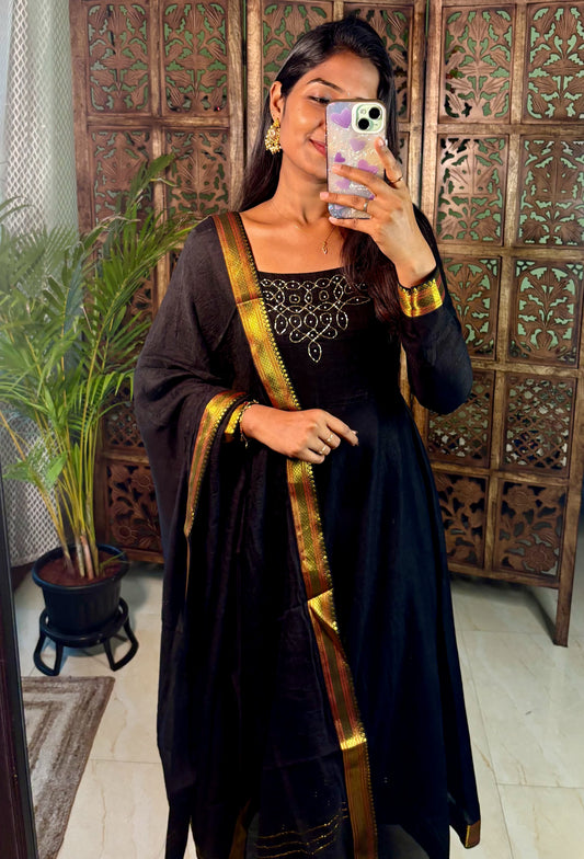 ♣️ Kadhalar Dhinam Roja outfit ( BLACK ) 🖤